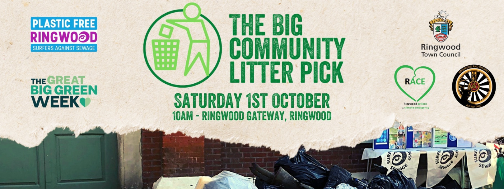 The Big Community Litter Picks - Ringwood 1st October, Poulner 2nd October