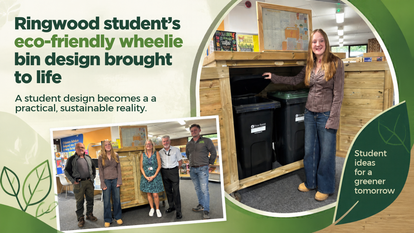 Ringwood student’s eco-friendly wheelie bin design brought to life