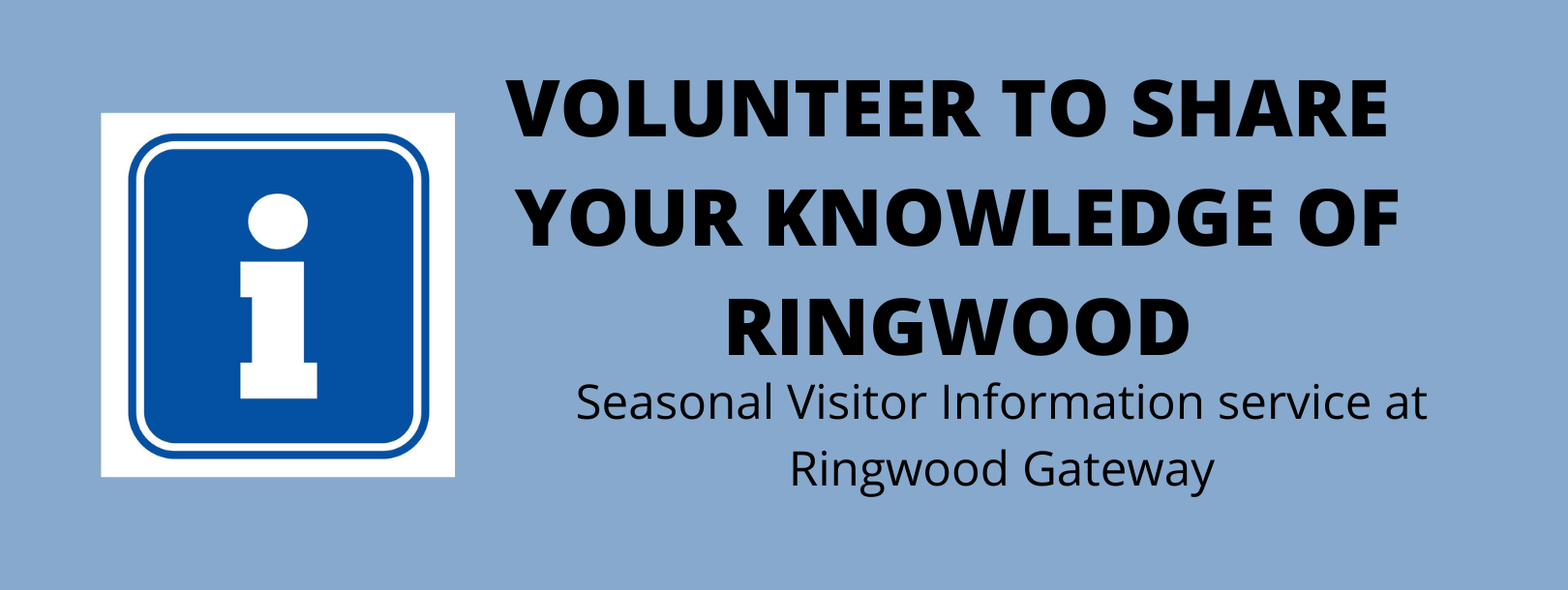 Volunteer to Help Visitors Discover Ringwood